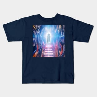 Stairs in fantasy space Kids T-Shirt